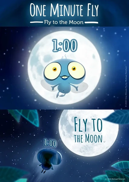 苍蝇一分钟的生命：飞向月球
